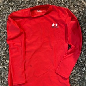 Under Armour red long sleeve boys